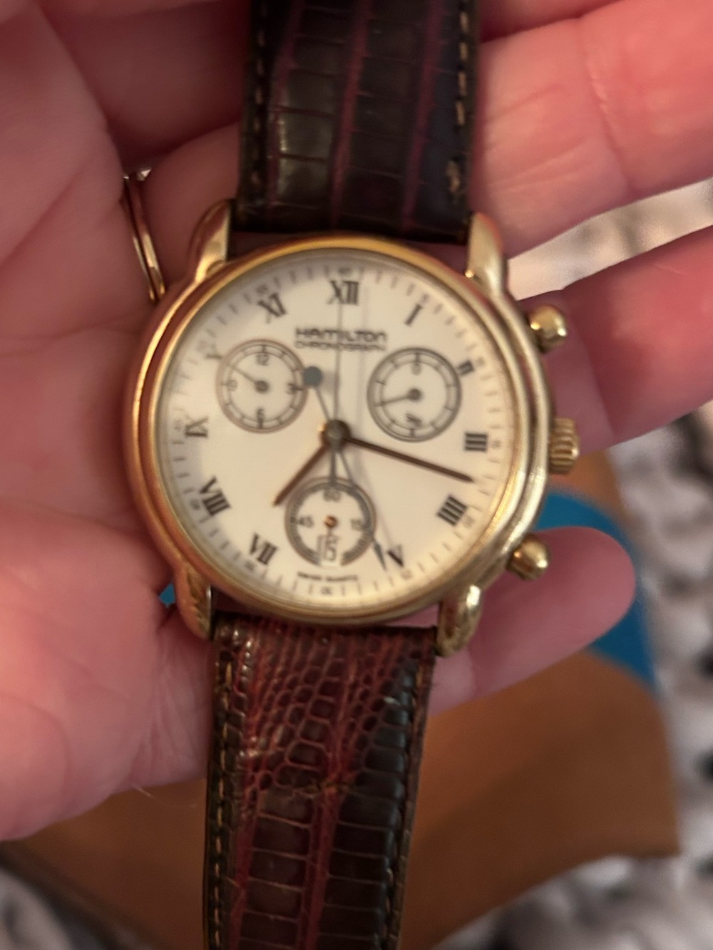 Vintage Hamilton Quartz Chronograph 8804